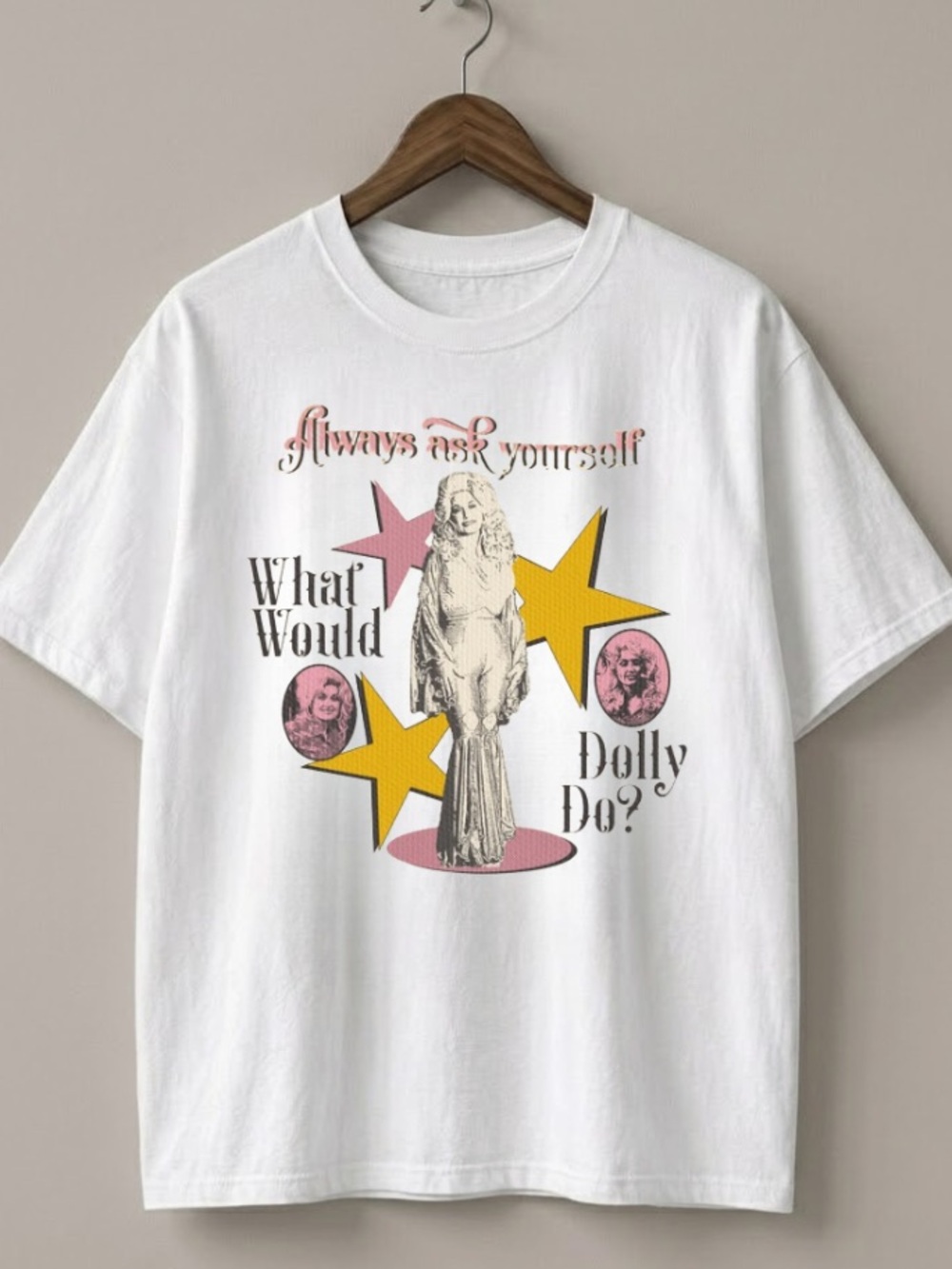What Would Dolly Do? Dolly Parton Memorial Country Music Icon Graphic Tee|Gildan